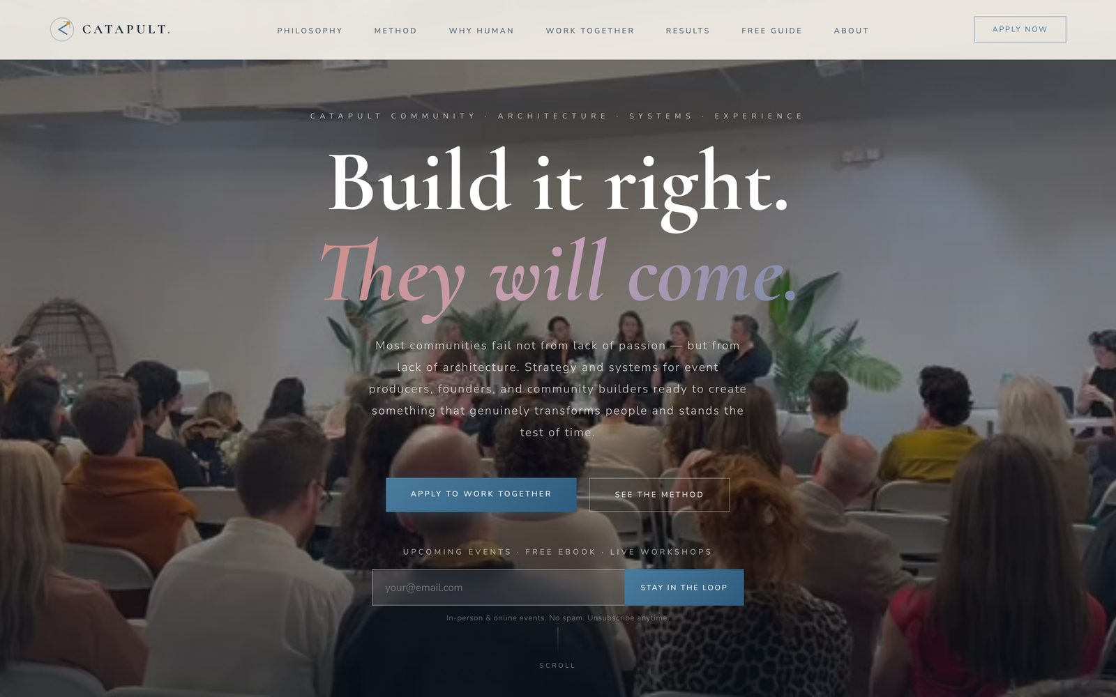 Catapult Community website home page (opens in a new tab)