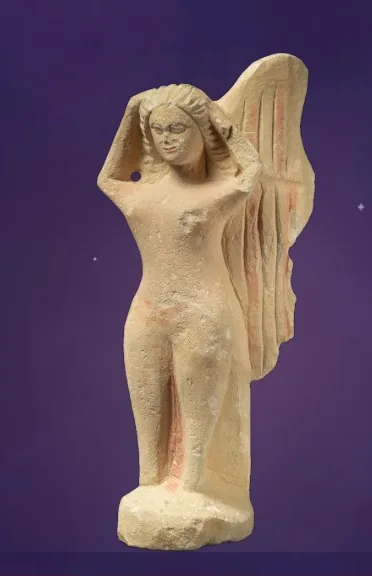 A terracotta mourning siren